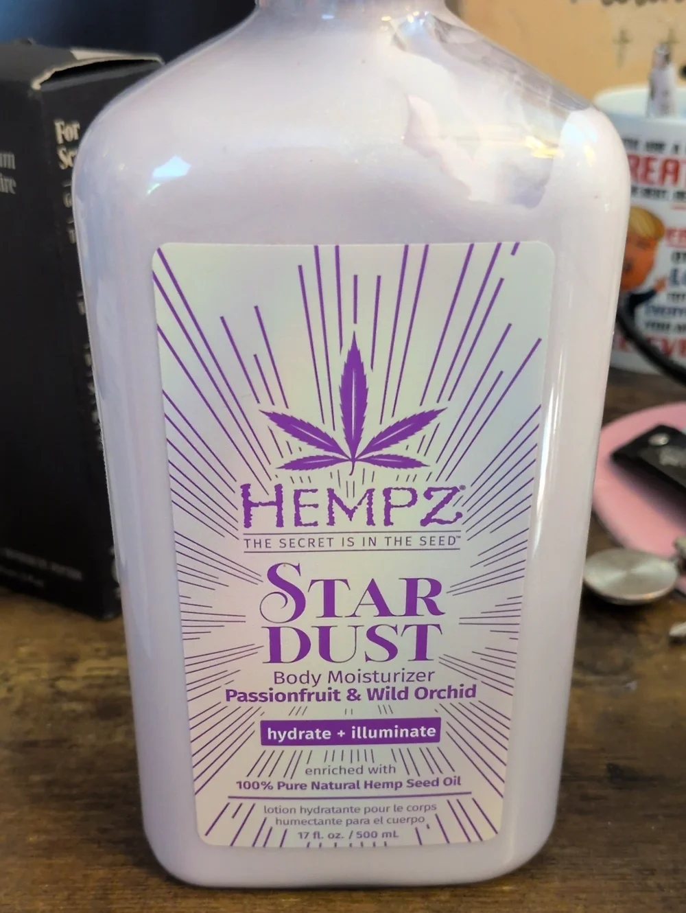 HEMPZ Star Dust Body Moisturizer - Passion Fruit And Wild Orchid